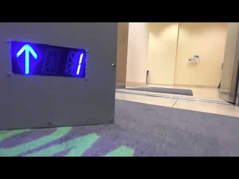 Jul 2022: LOUD MOTOR! Schindler HT 321A Hydraulic Elevator - Englewood Civic Center - Englewood, CO