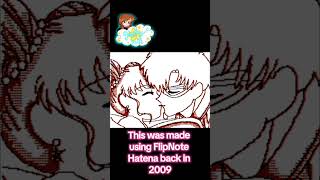 I made this on my Nintendo DSi using FlipNote hatena #nintendo #DSi #nostalgia #flipnote #hatena