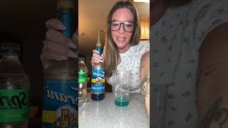 HOW TO MAKE SPARKLING MERMAID WATER 🧜‍♀️💦 #sugarfree #lowcalorie #easyrecipe