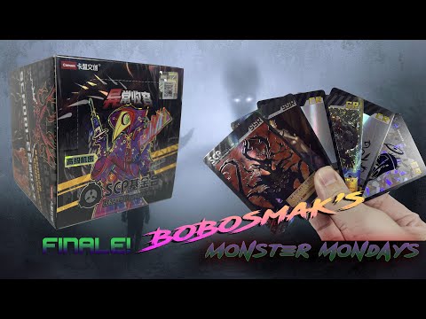 Monster Mondays!! BLACK Box Finale! - Unboxing SCP cards from China (YCSR10501)