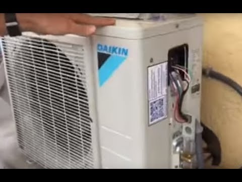 Daikin mini split air conditioner installation