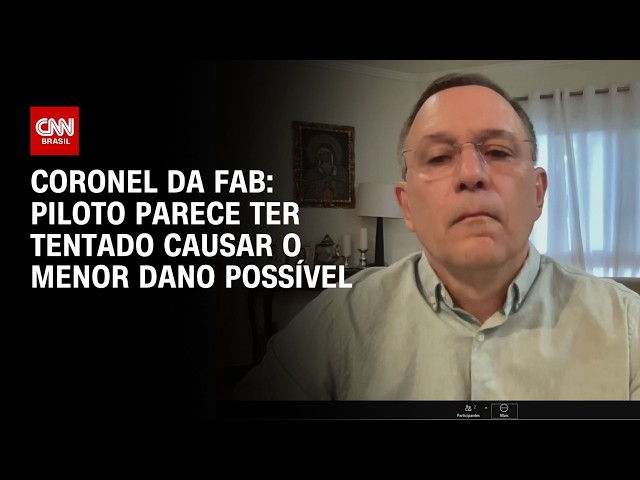 Piloto parece ter tentado causar o menor dano possível, diz coronel da FAB | CNN 360°