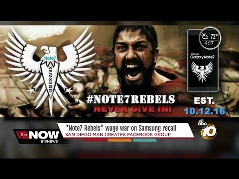 'Note 7 Rebels' Featured on News About Samsung Note7 Recall