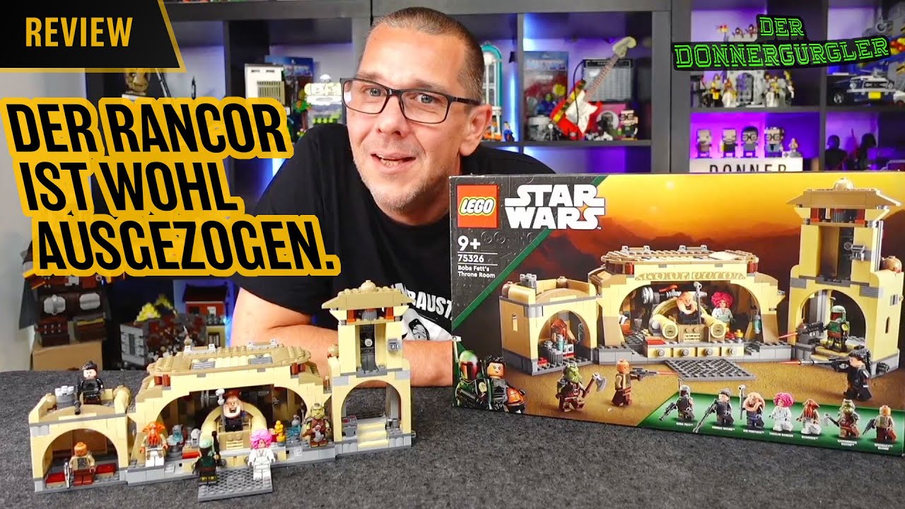 LEGO® Star Wars Boba Fetts Thronsaal 75326 - Der Rancor scheint ausgezogen 🤓