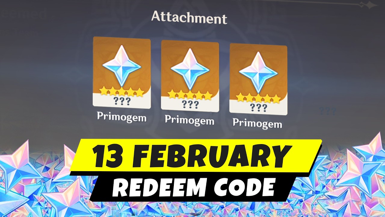 New Redemption Code 13 February | Genshin Impact 6.4 Version Luna V