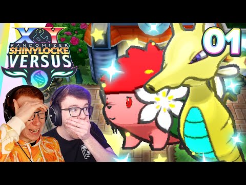 A VERY LUCKY START! • Pokemon X & Y Shinylocke Versus • 01