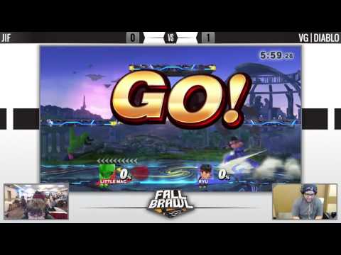 Fall Brawl 2016: JIF (DK) vs. VG | Diablo (Ryu) - Smash 4 Singles