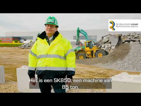 Primeur: Kobelco SK850LC-10E levering voor trouwe klant TRBA