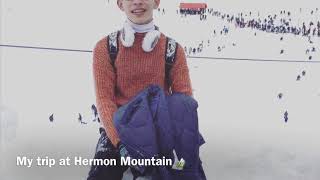 preview picture of video 'My snowy day at Hermon Mountain'