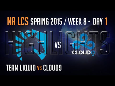 Team Liquid vs Cloud 9 HIGHLIGHTS - Week 8 LoL NA LCS S5 Spring 2015 - TL vs C9 W8D1 G2