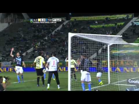 Lo salvó el travesaño. Aldosivi 0 - Temperley 0. Fecha 18. Primera División 2015. FPT.