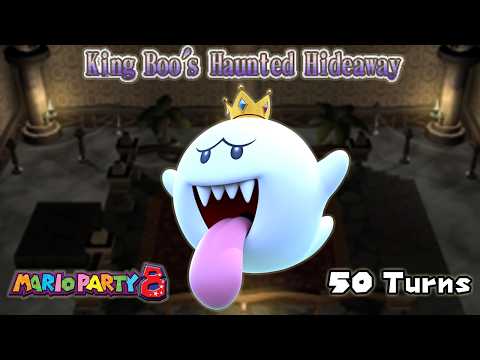 Mario Party 8 - King Boo's Haunted Hideaway Gameplay - 50 Turns -  Toad, Luigi, Wario, Waluigi