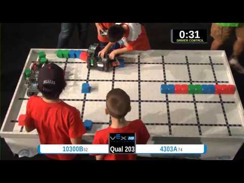 2015 VEXIQ Elem Q203 -  (10300B 4303A) 58 - VEX-IQ Elementary School-VEX Worlds 2015