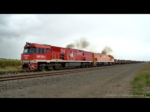 4PM4 With NR109 "The Ghan" & NR31 "Great Southern" (27/10/2019) - PoathTV Australian Trains