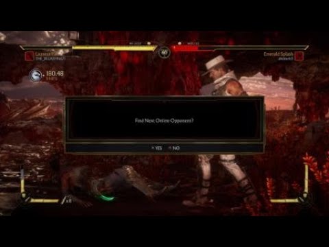 MK11 Jade player doesn't let me get my teabag!!! (Rage quits)