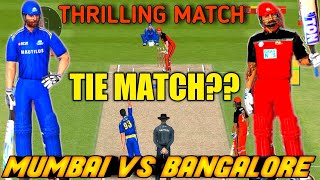 🔥MUMBAI VS BANGALORE THRILLING T20 MATCH IN HARDCORE MODE IN Real Cricket™ 20