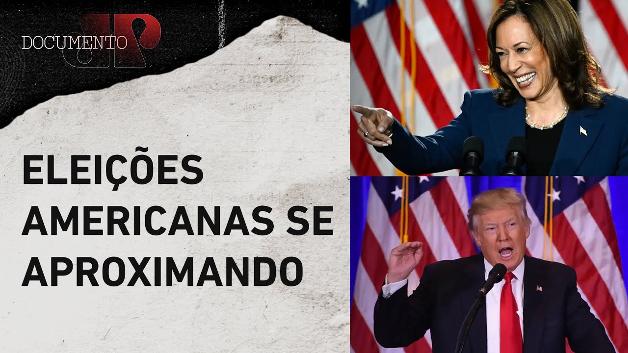 Por que Trump e Kamala seguem empatados nas pesquisas recentes dos EUA? | DOCUMENTO JP