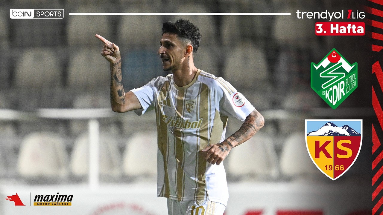 Iğdır FK - Kayserispor | 3. Hafta Maç ÖZETİ | Trendyol 1. Lig - 2026/27