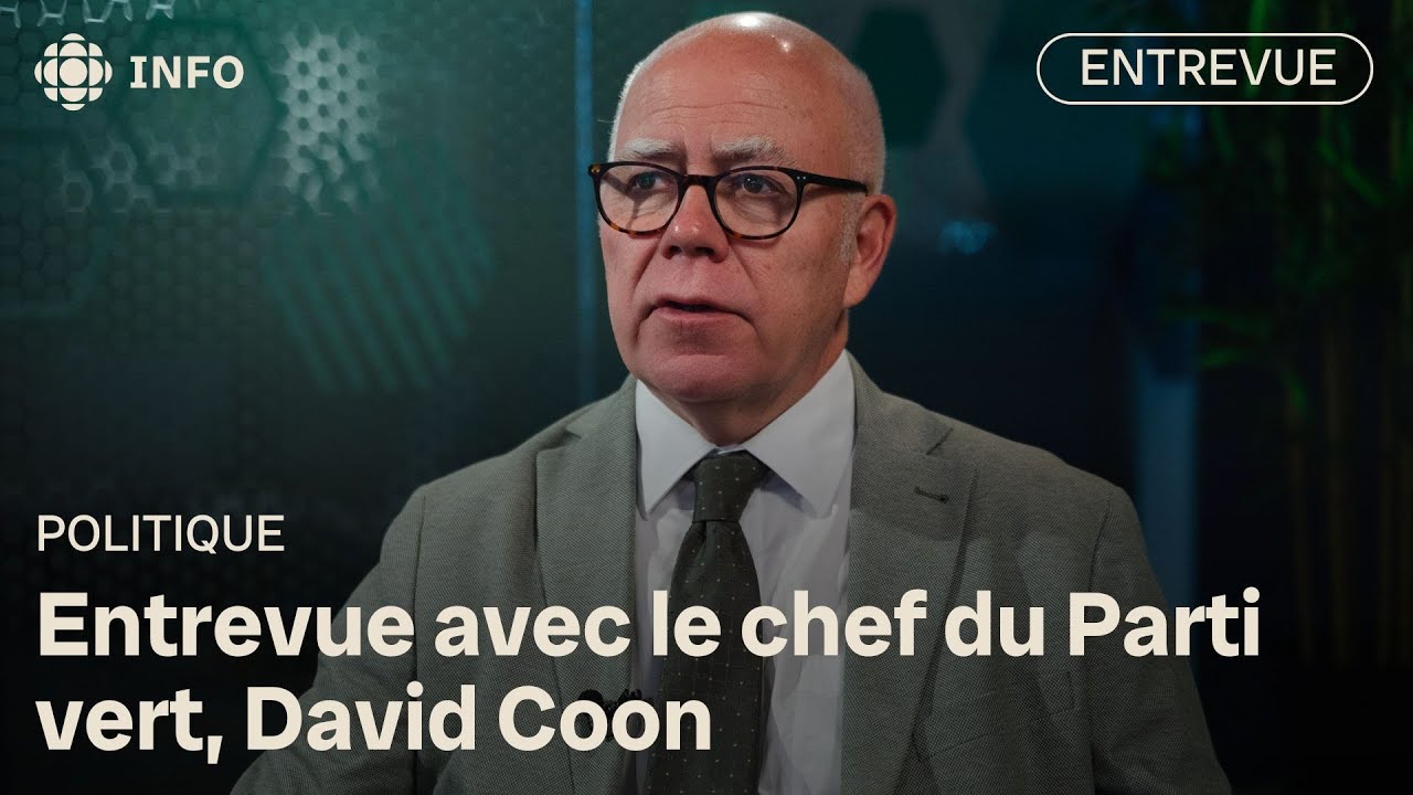 Élections provinciales : entrevue avec le chef du Parti vert, David Coon