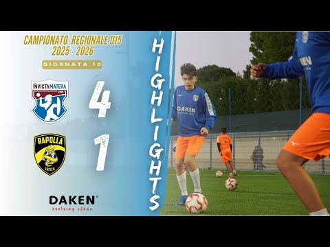 HIGHLIGHTS INVICTA MATERA U15 | Invicta Matera VS Rapolla Soccer.Campionato regionale 25/26