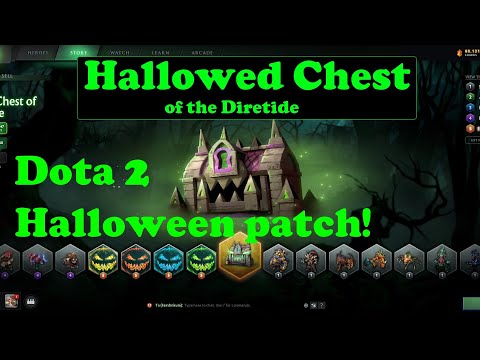 Dota 2 - Hallowed Chest of the Diretide - Immortals and Emblems