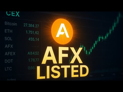 AFX Just Got Listed: The CEX Update That Changes Everything