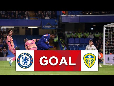 GOAL | Nicolas Jackson | Chelsea 1-1 Leeds United | Fifth Round | Emirates FA Cup 2023-24