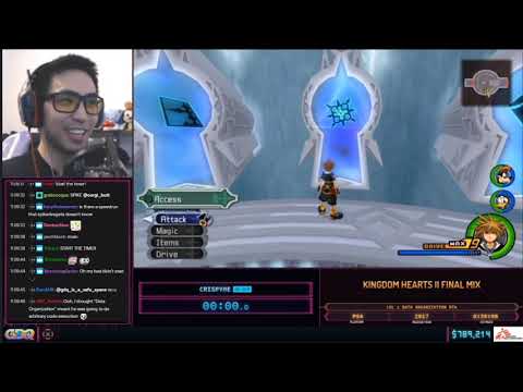 KH2FM (PS4) - Lvl 1 Data Org + Incentives Showcase on Summer Games Done Quick 2020