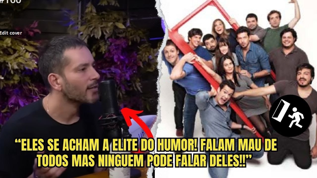 TRETA! BENTO RIBEIRO FALA DA SAIDA DO PORTA DOS FUNDOS E CRITICA DURAMENTE SEU ELENCO DE HUMORISTAS