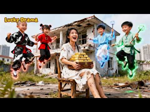【ENG SUB】瀕死的窮女人被靈丹附身，隔天就生下金木水火四大神童，各個神力無邊帶著窮鬼媽咪一路逆襲成首富！#爽剧 #逆袭 #萌娃（cyhd）