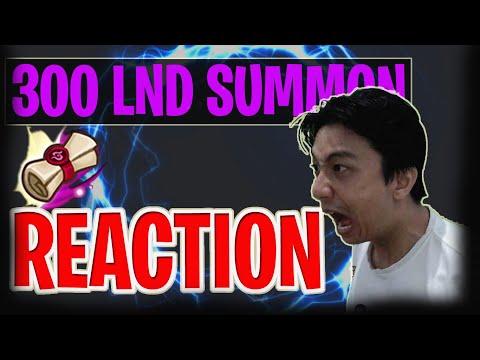 [REACTION] 300 LND SUMMON CAN GET HOW MANY NAT5 - Summoners War