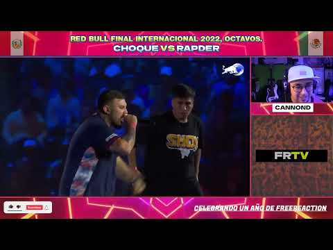 ¡EL QUE BUSCA ENCUENTRA!. REACCIONANDO A CHOQUE VS RAPDER, RED BULL FINAL INTERNACIONAL 2022.