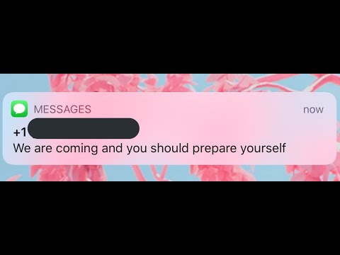 Ominous Texts from Unknown Numbers