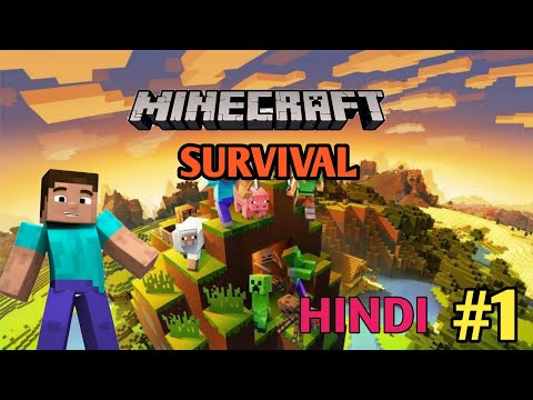 EPIC Minecraft Survival on Mobile in Hindi!
