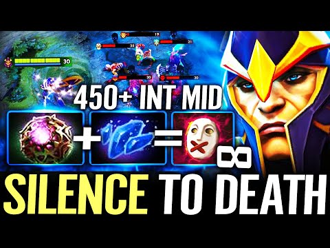 🔥 100% Silence to Death GOD SILENCER MID — 450+ INT 3HIT 2SEC MUTE Shard + Octarine Dota 2 Pro