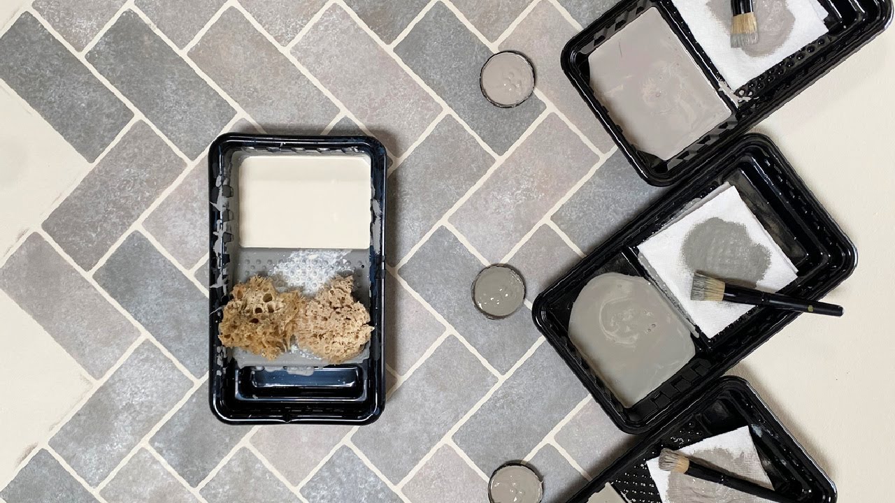 How to Paint Floors with Brick Stencils: Easiest DIY Ever!