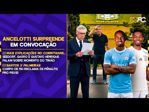 ANCELOTTI CONVOCA ANDRÉ DO CORINTHIANS PRA SELEÇÃO; POLÊMICA EM PALMEIRAS X SANTOS – Quebrada FC