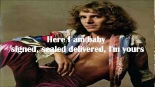 Signed, Sealed, Delivered I'm Yours (Peter Frampton karaoke).wmv