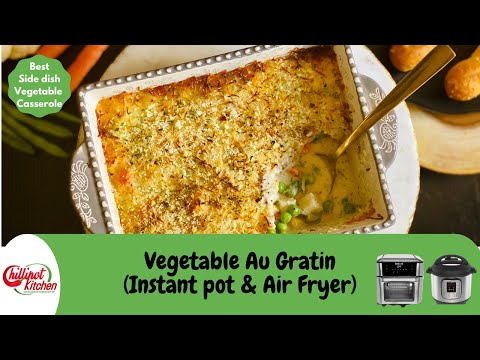 Instant Pot & Air Fryer Cheesy Au Gratin Recipe|Baked...