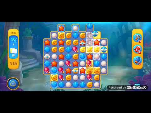 Fishdom Hard level 1407. NOboosters