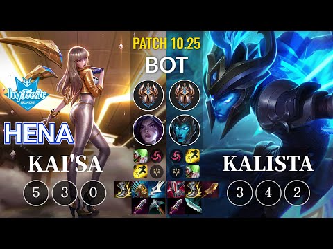 hyF Hena Kai'Sa vs Kalista Bot - KR Patch 10.25