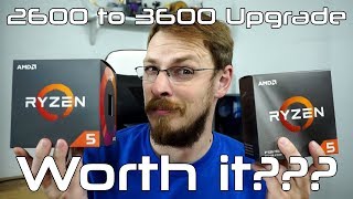 Video thumbnail for Ryzen 5 2600 to 3600 Upgrade - Worth it? by Craft Computing