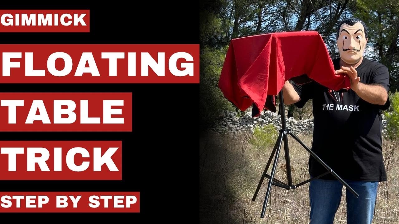 Floating Table Magic Trick Tutorial | GIMMICK STEP BY STEP