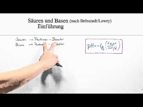 Einführung zu Säuren und Basen | Chemie | Allgemeine und anorganische Chemie