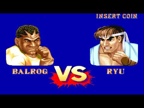 Street Fighter II' Hyper Fighting (Arcade 1CC Hardest Difficulty) - Balrog Playthrough