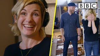 Video thumbnail of "Coldplay surprise Jodie Whittaker as she records Yellow for charity album | BBC Trailers"