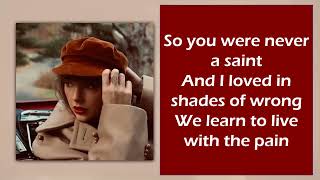 STATE OF GRACE - Taylor Swift (Taylor’s Version) (lyrics)
