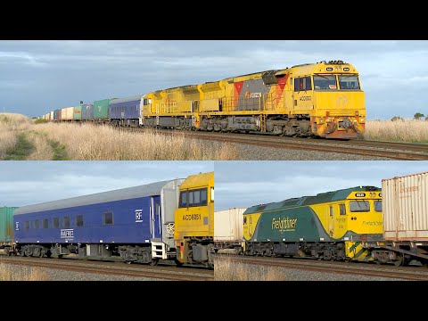 7MP1 Aurizon / Team Global Express Container Train With ACC6032 ACD6051 & G535 (20/5/2023) - PoathTV