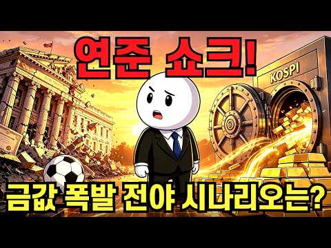 중앙은행 탈달러 증거 포착! 연준 결정 후 금값은 어디로? 3가지 시나리오 완벽 분석