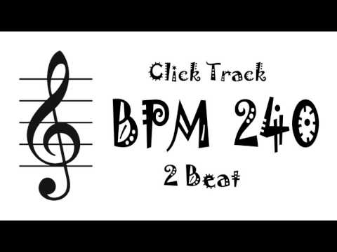 【BPM 240】Drum 2Beat - Rhythm Track Metronome